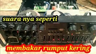 power amplifier produk pabrikan ada suara aneh