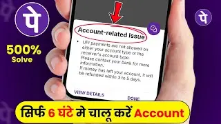 upi payment are not allowed on either your account type or the receiver account type - phonepe 2026