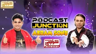 @7mkhan9  At Podcast Junction With AKRAM SONU || Promo || Karachi Digital Entertainment ||