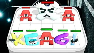 MERGE 'ALPHABET LORE Run'  ⭐ | Alphabet lore Merge Battles