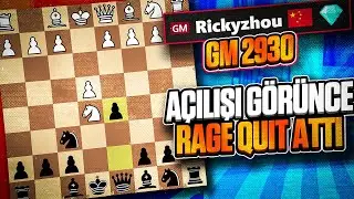 2930 Puanlı GM Oyuncu Deniz Özen Gambitine Hamle Bulamayıp Terk Etti!