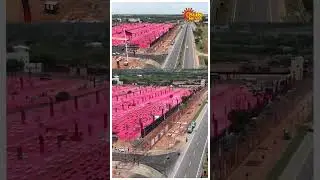 Mupperum Vizha | Karur | DMK | Drone View | Sun News