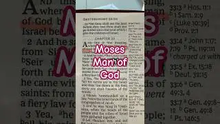 Moses, 77, Man of God, 7x7x7x7 in the KJB