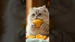 cute fat cat eating moon cake #cat #shortsvideo #shortsviral #shortsrending