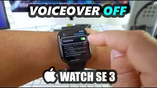 Как отключить VoiceOver на Apple Watch SE 3