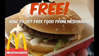 How to get free food from McDonalds using the app.