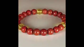 Red Jasper & Citrine Earth-Energy Bracelet #earthenergy #archangeluriel