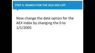 FactSet IndexLists