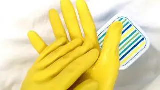 RUBBER GLOVES✨  Rubbing⌛ Squeaking  & Cracking⏳ [[ASMR]]