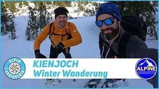 Kienjoch Winter in den Ammergauer Alpen #Kienjoch #Winter #Wanderung