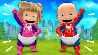 Baby & Girlfriend Become Ultimate Superheroes!