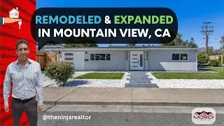 Mid-Century Single-Family Home Stripped Down To The Studs & Remodeled/Expanded in Mountain View, CA