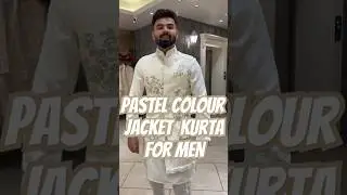 Floral Kurta for men| pastel jacket kurta #groom#kurtapajama Latest #wedding collection #Dulha#kurta