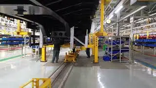 Semi trailer factory assembly workshop production line2 - Lucksun Trailer