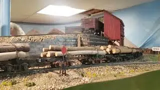 Logging train at Al's