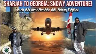 GEORGIA ROAD TRIP: Best Food & Views! | (Tbilisi to Gudauri) | හිම මැදින් ගිය ගමන සහ රසම රස කෑම! 🥘🇬🇪