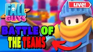 🔴  BATTLE OF THE TEAMS 🔴 Fall Guys CUSTOM GAMES   LIVE Stream with Viewers🔴 ep:115