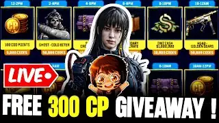 🤯 *FREE* 300 CP LIVE GIVEAWAY FOR SUBSCRIBERS ‼️ CODM
