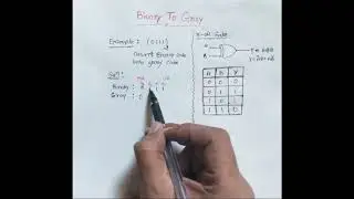Binary To Gray Code Conversion | How To Convert Binary Into Gray Code