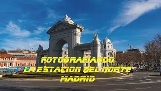 Fotografiando la estaci&oacute;n del norte, Madrid