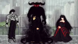 [KOF Mugen] Black Flame Orochi Iori Vs 8 Bosses Orochi Team