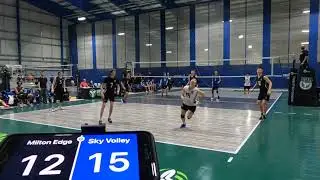 Milton Edge 17UB Knights vs Sky Volley Hurricane
