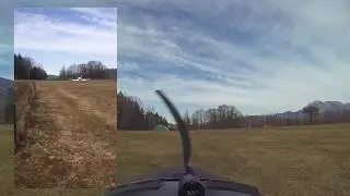 Pontecosi Landing rwy 30 - with external view (short field)