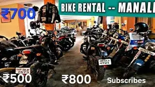 Manali bike rent and rules for sightseeing #subscribe #viral #views #bike #rent #manali #share