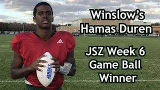 Winslow's Hamas Duren Wins JSZ NJM Insurance South Jersey Week 6 Game Ball