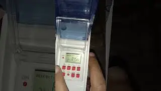 Automatic School Bell System Controller setting manual Setting