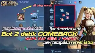 New update 2022 - 2023 Cara Up WR Classic (BOT 2 DETIK COMEBACK) Mobile Legends Bang Bang