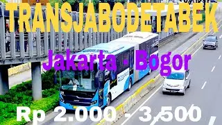 TIKET BUS TERMURAH ‼ RUTE BARU TRANSJABODETABEK BLOK M JAKARTA - BOGOR BOTANI Rp. 2.000 - 3.500,-