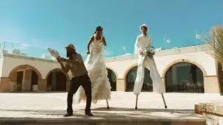 trampolieri danzanti e giocoliere - artisti di strada puglia