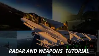 Flightgear Ja37-Di Viggen Radar + Full Missiles Tutorial | Free Flight Simulator
