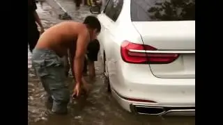 Cars Stall in Ho Chi Minh City as Streets Flood