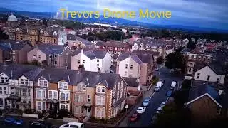 Flying drone morecambe bay