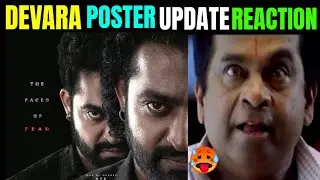 Devara poster update Reaction🤯🥰 || Devara Movie Update 🔥 || Jr ntr || Jhanvi || Telugu trolls world