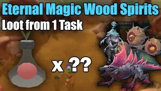 Eternal Magic Wood Spirit Loot from Slayer Monsters on RuneScape