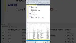 Use wildcard characters with the LIKE operator in SQL to return records that match a specific patter
