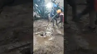 cable anchor installation||vertical cable installation #civilengineering #construction ground anchor