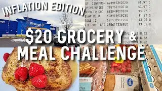 $20 Grocery & Meal Challenge in Toronto | Grocery Budget Challenge #budgetlife