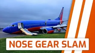 Landing Gear Collapses and Smashes Through Floor of 737