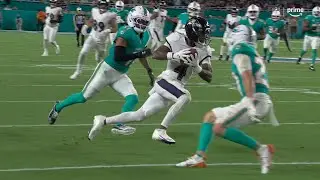 Zay 39 yards! Lamar dots up Flowers to perfection
