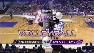 Weslaco East Lady Wildcats vs Weslaco Lady Panthers in Volleyball 10/20/2018