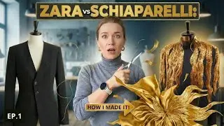Can I transform a ZARA piece into a SCHIAPARELLI masterpiece? 😳 IMPOSSIBILE Challenge