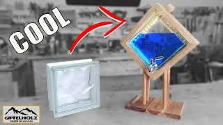 Das könnt IHR noch aus einem Glasbaustein bauen - Schnapsspender- Getränkespender selber bauen