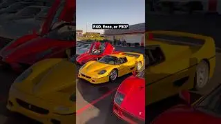 Would you take the Ferrari F40, Enzo, or the F50? 🏎️
