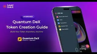 L1X Token Creation Guide | Build Your Token from Your Phone For Free in Minutes