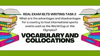 IELTS Writing Task 2 | Hosting International Sports Events | Advantages & Disadvantages | Band 7+
