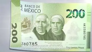 Billete de 200 pesos de la familia G - elementos de seguridad